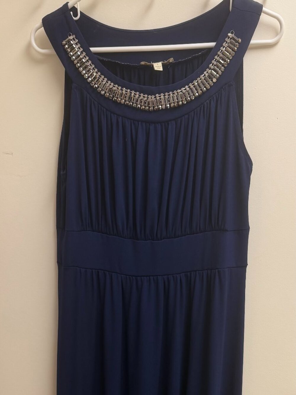 Navy Blue Maxi Dress L
